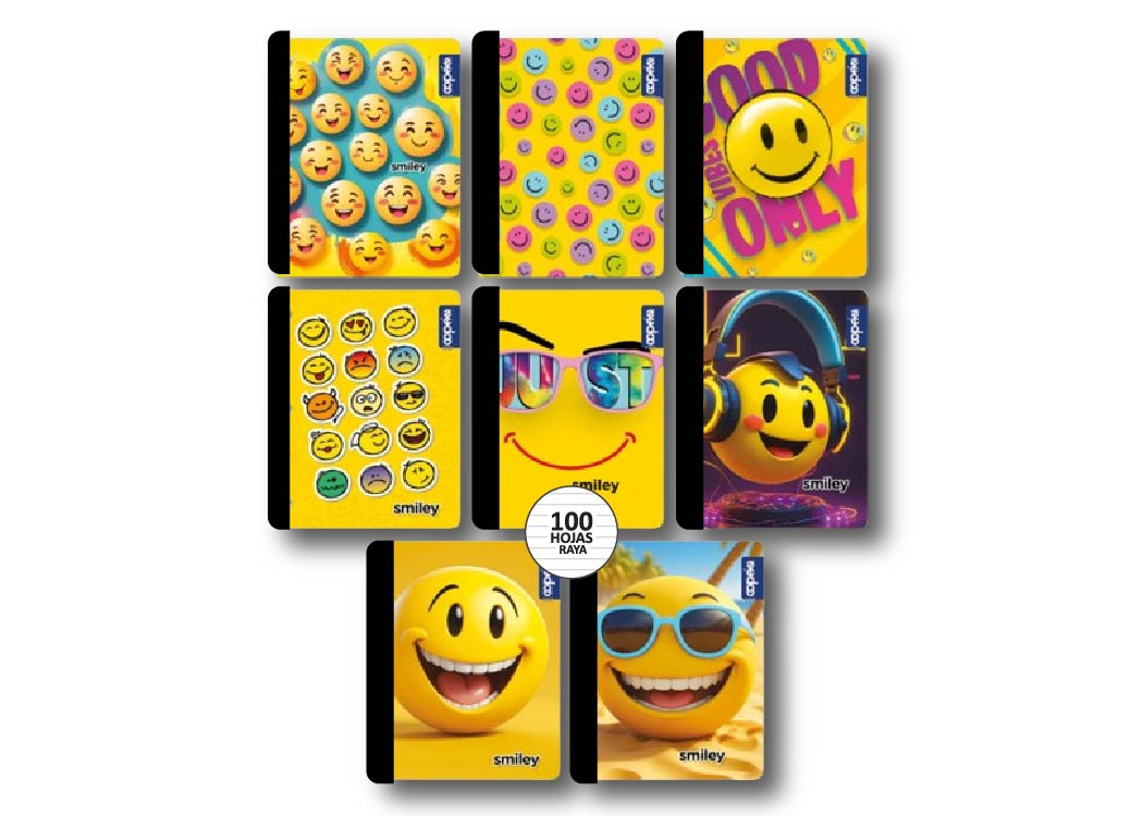 CUAD COS GDE 100-200H RAYA SMILEYS